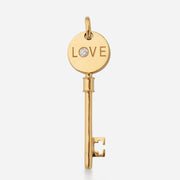 Reversible Mini Ruby & Diamond Love Key Pendant