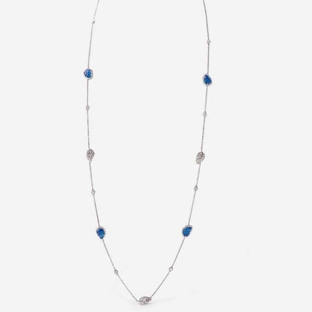 Sapphire & Forevermark Diamond Necklace